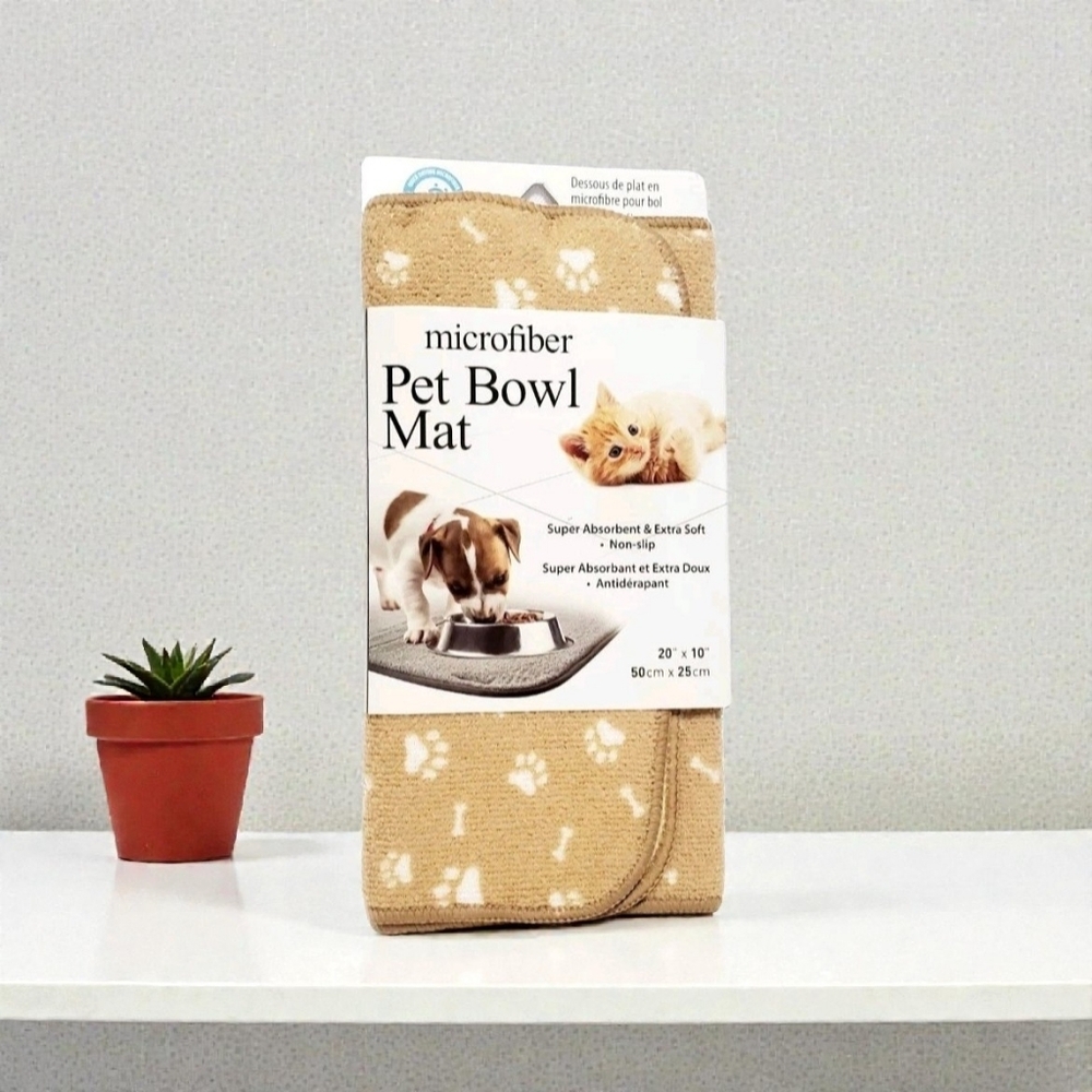 Microfiber  Pet  Bowl  Mat